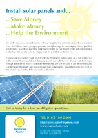 Solar Panels A5 Leaflets by Templatecloud 