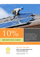 Solar Panels A5 Leaflets by Templatecloud