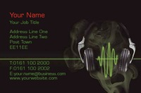 DJ's Business Card  by Templatecloud 