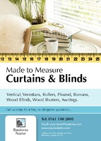 Blinds A6 Leaflets by Templatecloud 