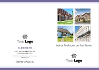 Estate Agent A4 Folded Leaflets by Templatecloud 