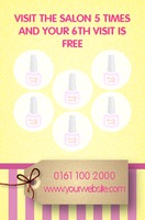 Beauty Salon Business Card  by Templatecloud
