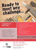 Carpenters A6 Leaflets by Templatecloud 