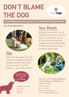 Dog Care A5 Flyers by Templatecloud 