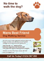 Pets A6 Flyers by Templatecloud 