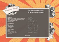 Restaurant A5 Flyers by Templatecloud