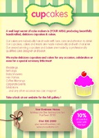 Bakery A6 Flyers by Templatecloud