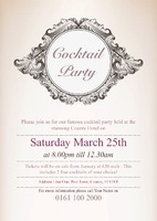 Event A5 Invitations by Templatecloud 