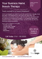 Massage A4 Flyers by Templatecloud 