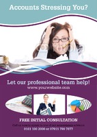 Accountants A5 Leaflets by Templatecloud 