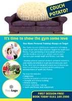 Fitness A5 Leaflets by Templatecloud 