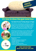 Fitness A6 Flyers by Templatecloud 
