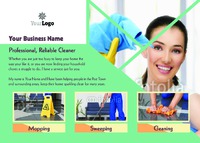 Cleaning A6 Leaflets by Templatecloud 