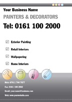 Painters and Decorators A6 Flyers by Templatecloud 