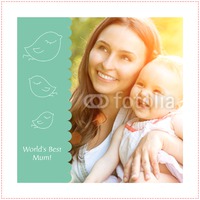 Photo Upload 20x20" with premium frame Photo Canvas by Templatecloud 