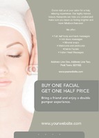 Beauticians A6 Flyers by Templatecloud