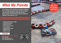 Go Karting A6 Flyers by Templatecloud