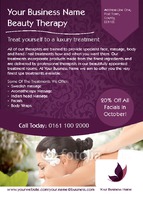 Massage A6 Flyers by Templatecloud 