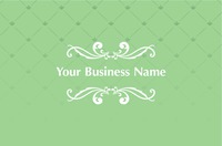 Business Card Decorative Green Collection by Templatecloud