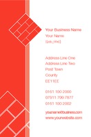 Brick Layers Business Card  by Templatecloud 