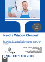 Cleaning A6 Flyers by Templatecloud 