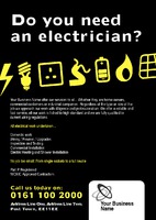 Electrical A5 Flyers by Templatecloud 