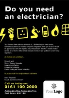 Electrical A4 Flyers by Templatecloud 