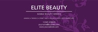 Beauty Salon Sticker: Wide  by Templatecloud 