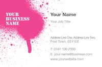 Artist Business Card  by Templatecloud 