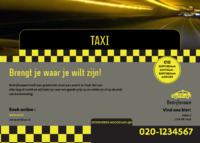 Taxi A6 Flyers voor C V