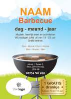 Bbq A6 Flyers voor Thomas Mascall