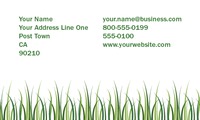 Lawn Maintenance 2" x 3.5" Business Cards by Templatecloud