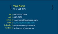  2" x 3.5" Business Cards by Templatecloud 