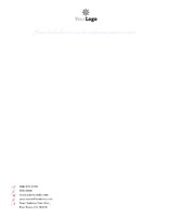 Counseling 8.5" x 11" Stationery by Templatecloud 