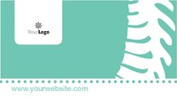 Physical Therapy 2" x 3.5" Business Cards by Templatecloud