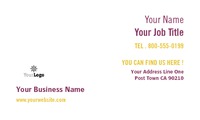 Estate Agents 2" x 3.5" Business Cards by Templatecloud 