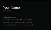 Night Club 2" x 3.5" Business Cards by Templatecloud