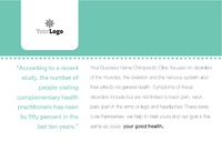 Physical Therapy 4" x 6" Flyers by Templatecloud 