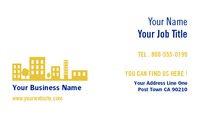 Estate Agents 2" x 3.5" Business Cards by Templatecloud 