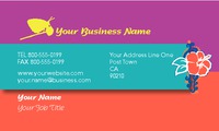 Travel Agents 2" x 3.5" Business Cards by Templatecloud 