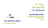 Estate Agents 2" x 3.5" Business Cards by Templatecloud 