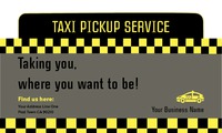Taxi 2" x 3.5" Flyers by Templatecloud 