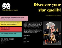 Acting Class 8.5" x 11" Flyers by Templatecloud 