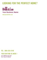 Estate Agents 8.5" x 11" Stationery by Templatecloud 