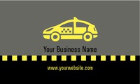 Taxi 2" x 3.5" Business Cards by Templatecloud