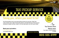 Taxi 5.5" x 8.5" Flyers by Templatecloud 