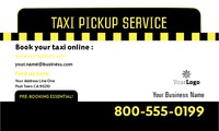 Taxi 2" x 3.5" Business Cards by Templatecloud 