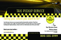Taxi 5.5" x 8.5" Flyers by Templatecloud 