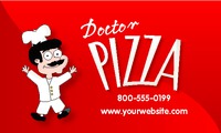 Fast Food 2" x 3.5" Business Cards by Templatecloud 