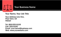 Lawyers 2" x 3.5" Business Cards by Templatecloud 